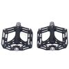1 Pair Mountain Bike Pedals Universal Lightweight Titanium Alloy Road Bike Pedals for Road Mountain BMX MTB Bike Black