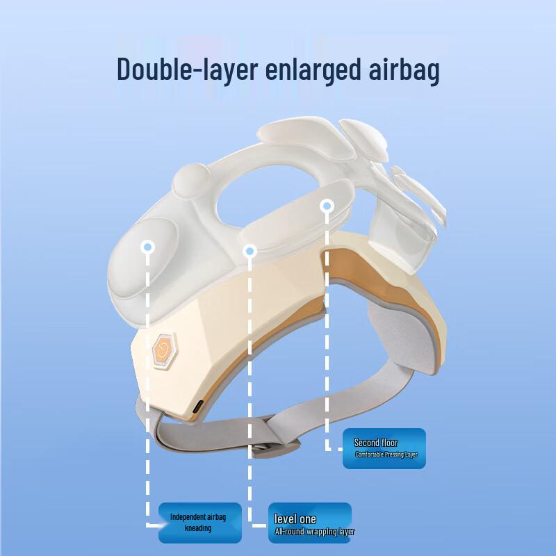 Smart Eye Massager with Heat and Bluetooth Music CN plug (adapter included)