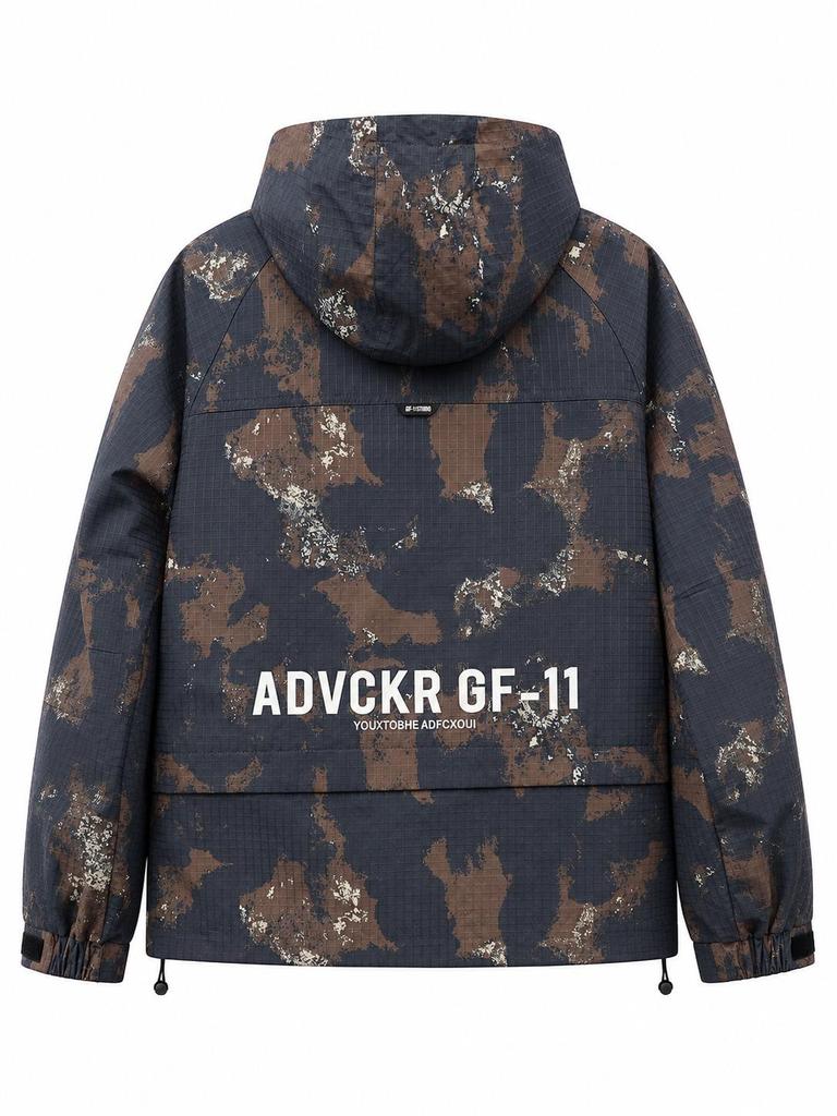 Camouflage Workwear Jacket: Durable, Dirt-resistant, Breathable, Versatile Outdoor Mountaineering Coat