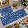 Xmas Plaid Tree Bedroom Living Room Laundry Floor Mat Kitchen Runner Rug Entryway Area Rug New Year Holiday Home Decor Gift
