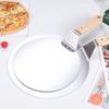 10/12inch Pizza Shovel Pastry Tools Stainless Steel Wooden Handle Peel Round Anti-scalding Pan Bakeware Maker With Clip