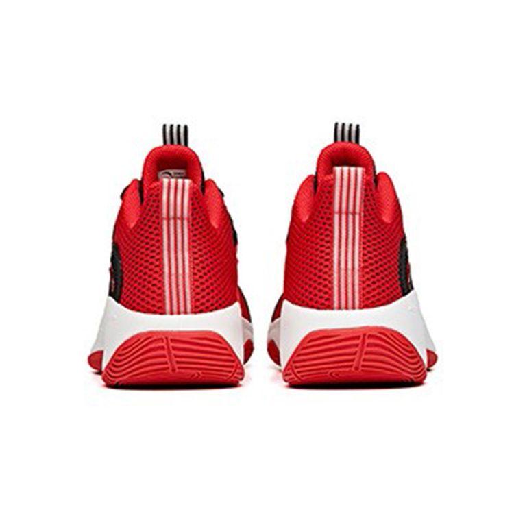 Anta Kids Wind Tunnel 1 Comfortable Daily Non-Slip Shock Absorbing Wear-Resistant Breathable Mid-Top Basketball Shoes A312121100-4