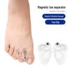Three-Hole A-Shaped Bunion Toe Separator with Magnetic Shock Absorption Forefoot Pad
