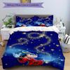 3pcs Mickey Mouse Printed Bedding Set, Breathable And Soft, Machine Washable, Christmas Gift Birthday Gift, Bedroom Decoration