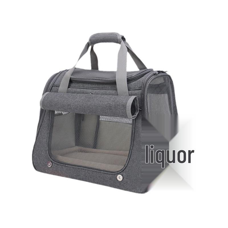 Große Tragbare Haustiertransportbox: Atmungsaktiver Outdoor-Rucksack für Katzen und kleine Haustiere