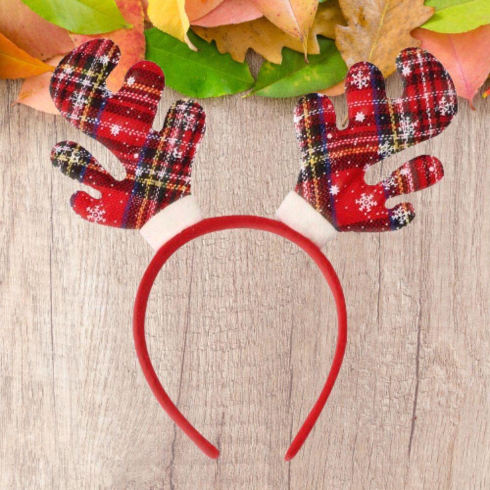 Wear-resistant Christmas Antler Headbands Non-slip Cosplay Headbands  Party Favors