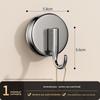 No-Drill Heavy-Duty Suction Cup Hooks for Dormitory Kitchens and Bathrooms