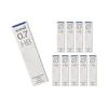 Uni Mechanical Pencil Lead, 0.7mm HB, 10 Leads Per Pack, Smudge-Proof Technology, Slide Case