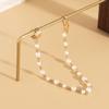 Mode Imitation Perle Nasenclip Ring Mit Ohrring für Frauen Ohne Nasenpiercing Körperkette Schmuck Party Tänzer Zubehör
