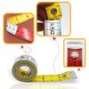 1.5 Meter Tear Resistant Measuring Tape Colorful Snap Markers Soft Tape Measure For Precisions In Tight Space