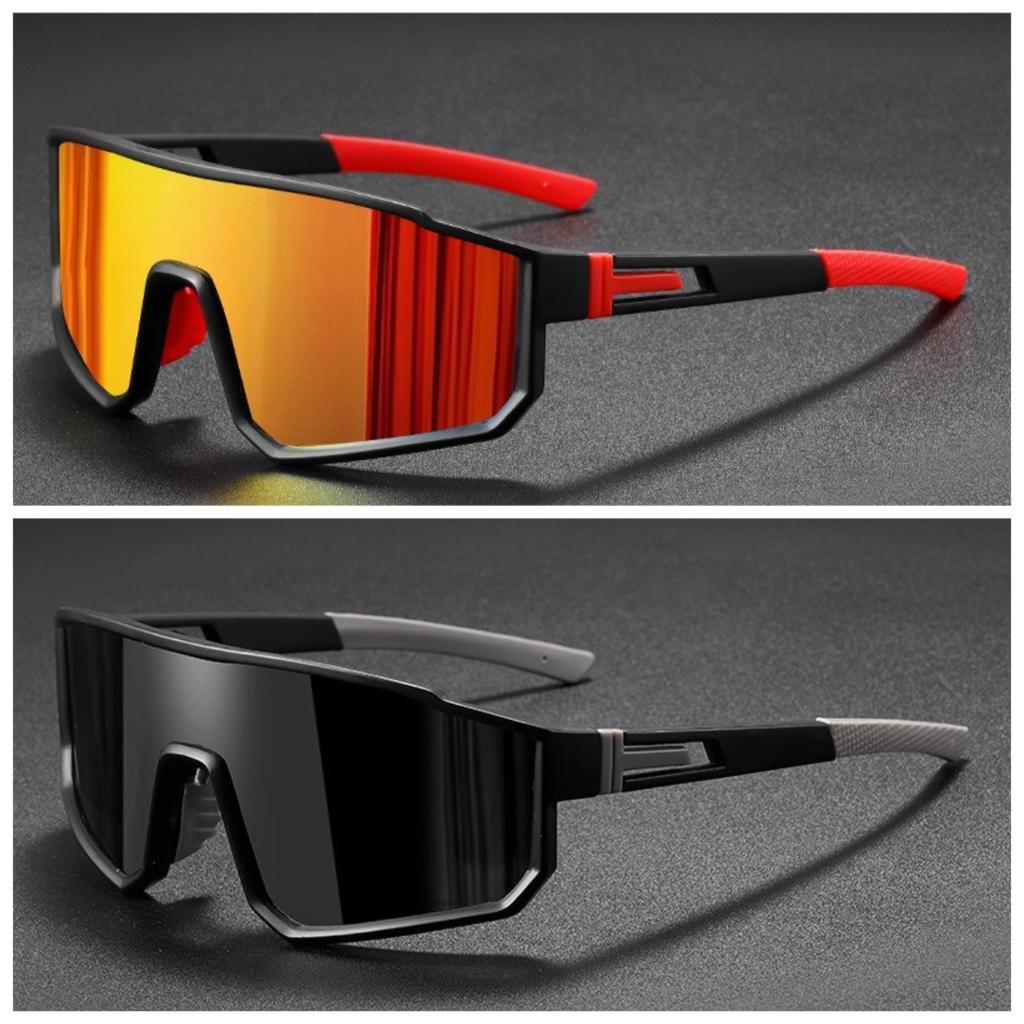 2 pc Sunglasses Cool Men Women Luxury Glasses Outdoor Sports Runing Drving Shades Racing UV400 Bicycle Eyewear