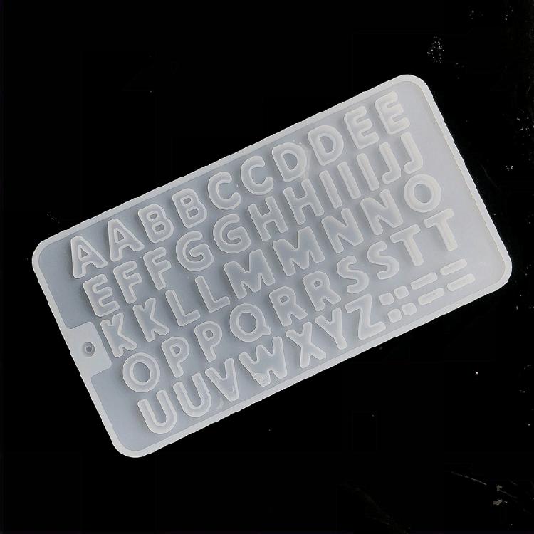 Handmade English Letters Silicone Mould DIY Crafts Polymer Clay UV Epoxy Mold