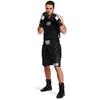 LEONE 1947 Boxing Shorts, Unisex, Lightweight Satin with Elastic Waist, Size Small/Black, AB737 [Authentic]