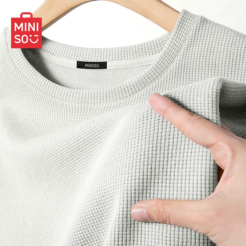 MINISO Men's 2026 Casual Loose Short Sleeve T-Shirt