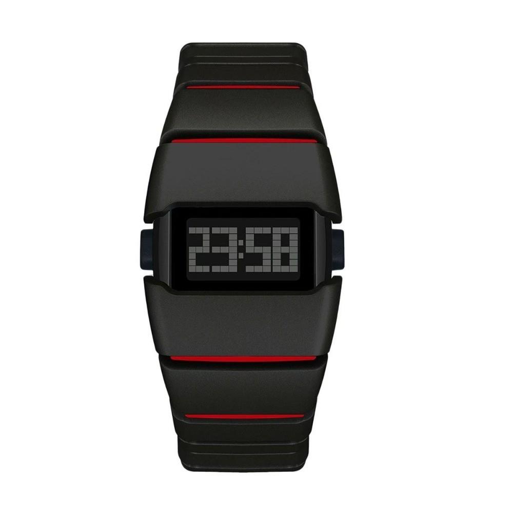 Montre de Sport en Acier Inoxydable Montre-Bracelet Légère Montre Électronique LED Adolescents