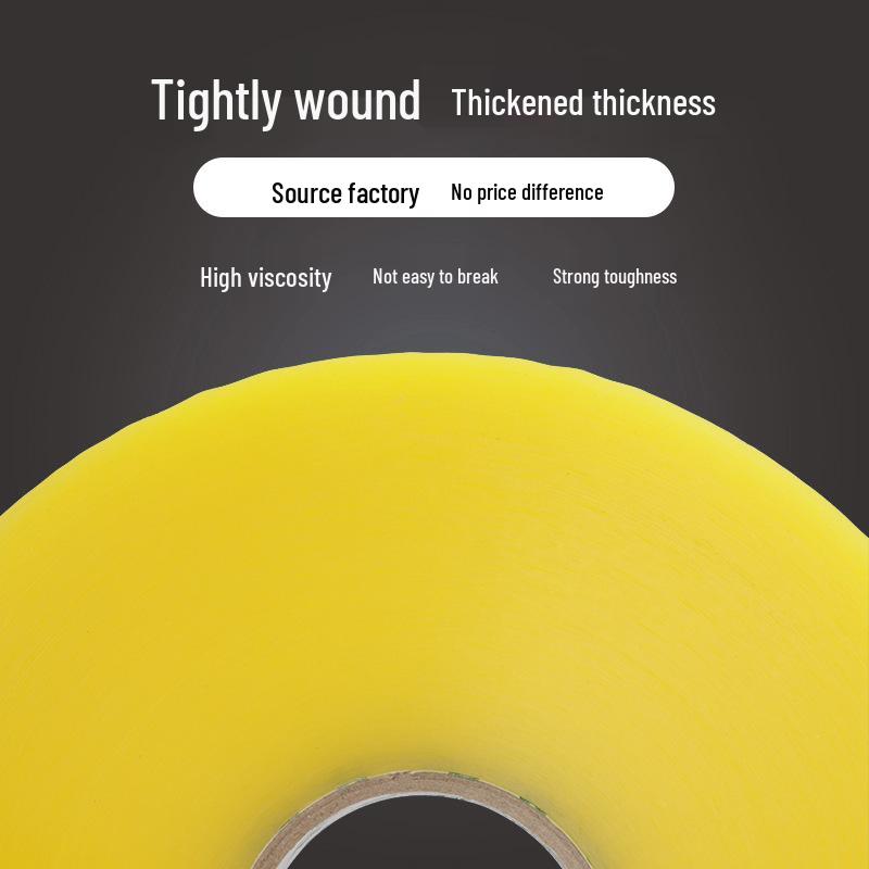 High Viscosity Transparent Sealing Tape - Strong, Thickened for E-commerce Carton and Logistics.