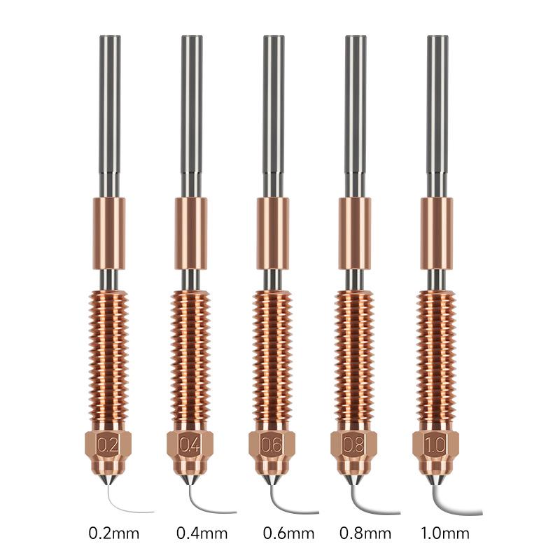 K1C Chrome Zirconium Copper Nozzle for Ender-3V3K1 3D Printers