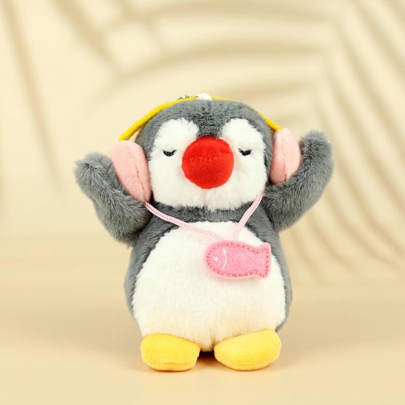 

Plush Penguin Keychain Soft Toy Cute Animal Accessory For Gifts And Decorations розовый