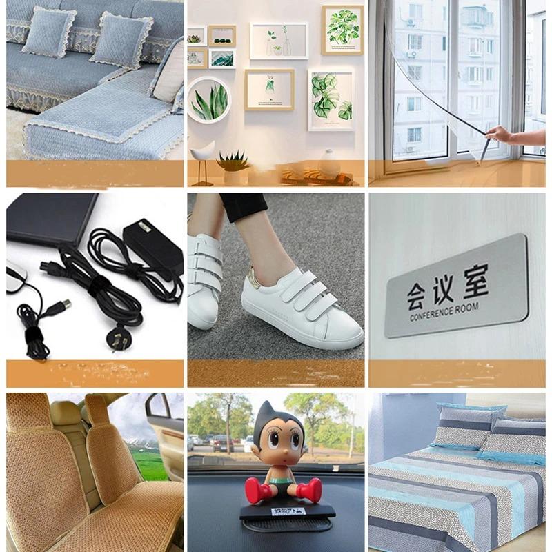 5/10Pais Self Adhesive Hook and Loop Dots Fastener Tape Nylon Sticker Pads Wall Mounting Tape Round Coins DIY Hook Loop Adhesivo