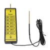 Portable Electric Fence Voltage Tester 12kv Electric Fence Voltage Fault Finder with 6 Indicator Lights for Farm