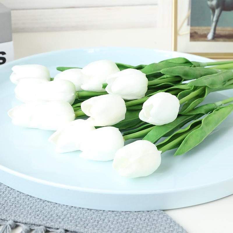 5 STÜCKE Pu Mini tulpe simulation blume hochzeit feier hause dekoration simulation anlage künstliche blumen ins stil touch tulpe