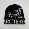 Bonnet Arc'teryx Bird Word Noir Vide Laine Bonnet Unisexe Chaud Hiver Noir