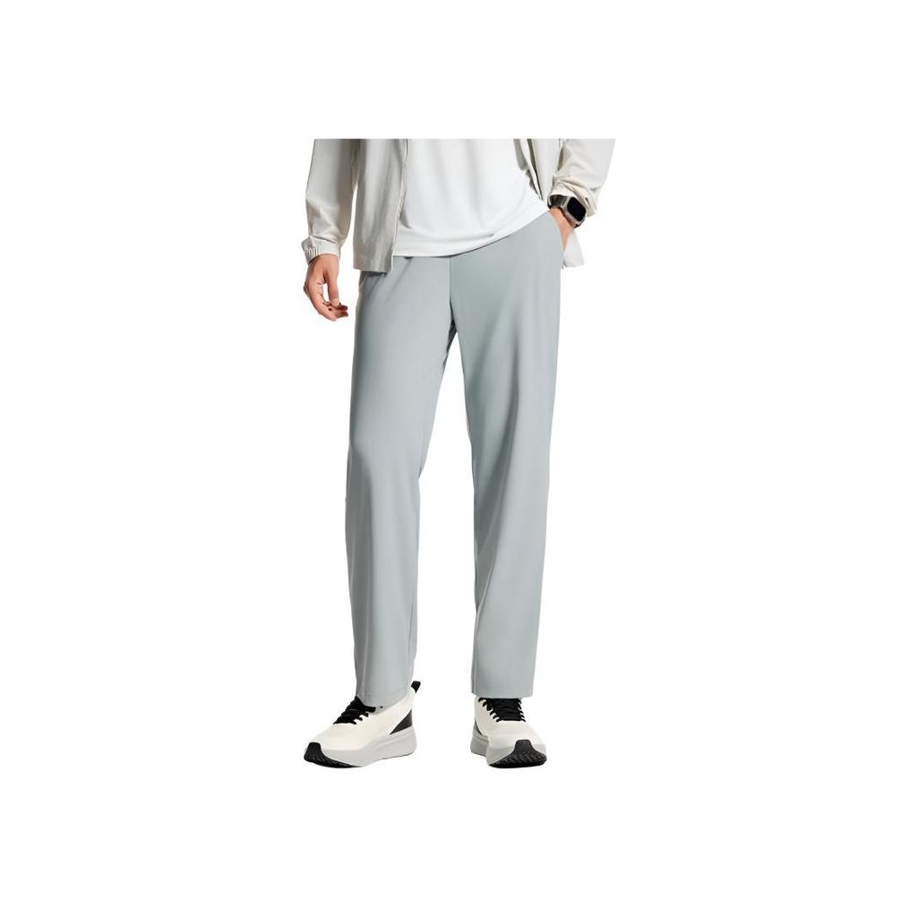 Anta Breathable Solid Color Mid-Rise Drawstring Versatile Straight-Leg Sports Pants Men Bottoms 152537314S-1