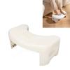 Toilet Stool Foldable Curve U Design Antislip Portable Easy Storage Poop Stool for Batchroom