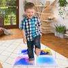 Bunte Sensorische Flüssigkachel Taktile Sensorische Bodenmatte für Früherziehung Sensorisches Training Spielzeug Kinder