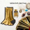Square Divinations Tapestry Thick Nonslip Astrologys Tablecloth Tarots Card Tablecloth Table Cloth with Drawstring Bag