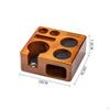 Espresso Pressing Station WalnutWood Coffee NonSlip Tamper Holder for