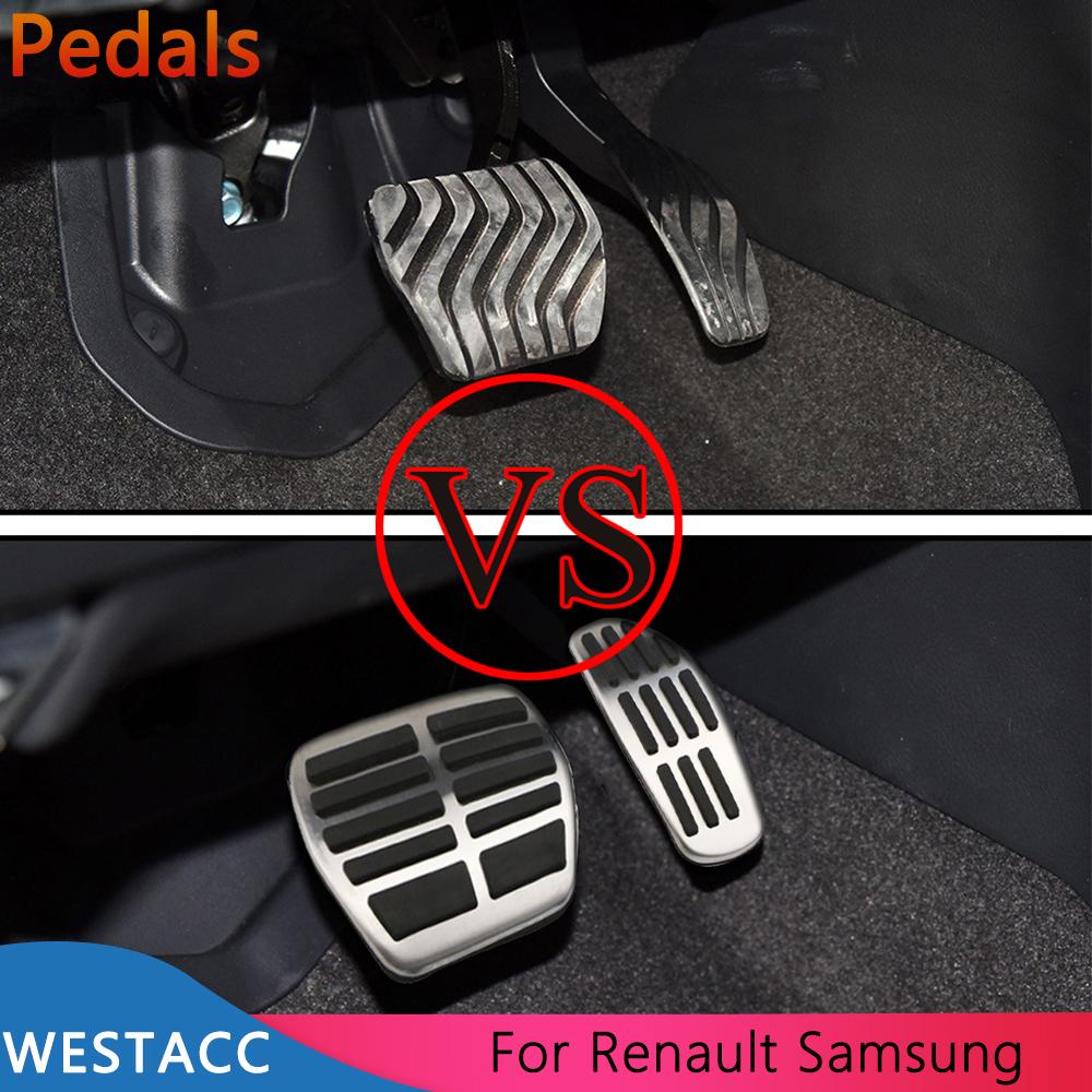 Autopedale für Renault Captur Koleos Kadjar Duster Scenic Espace für Samung QM6 2016- Gasbremsauflage Pedalabdeckung