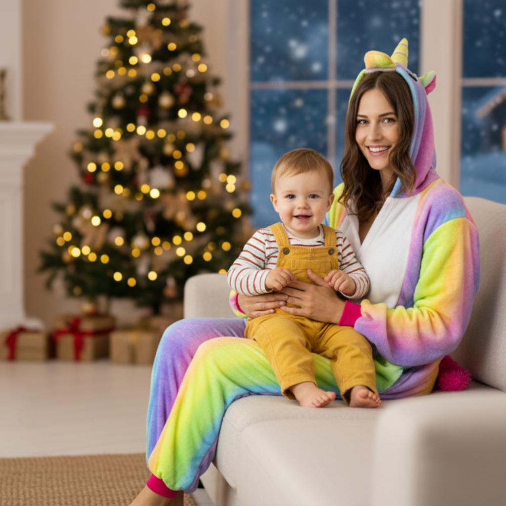 Kostium Onesie rainbow pegasus - M