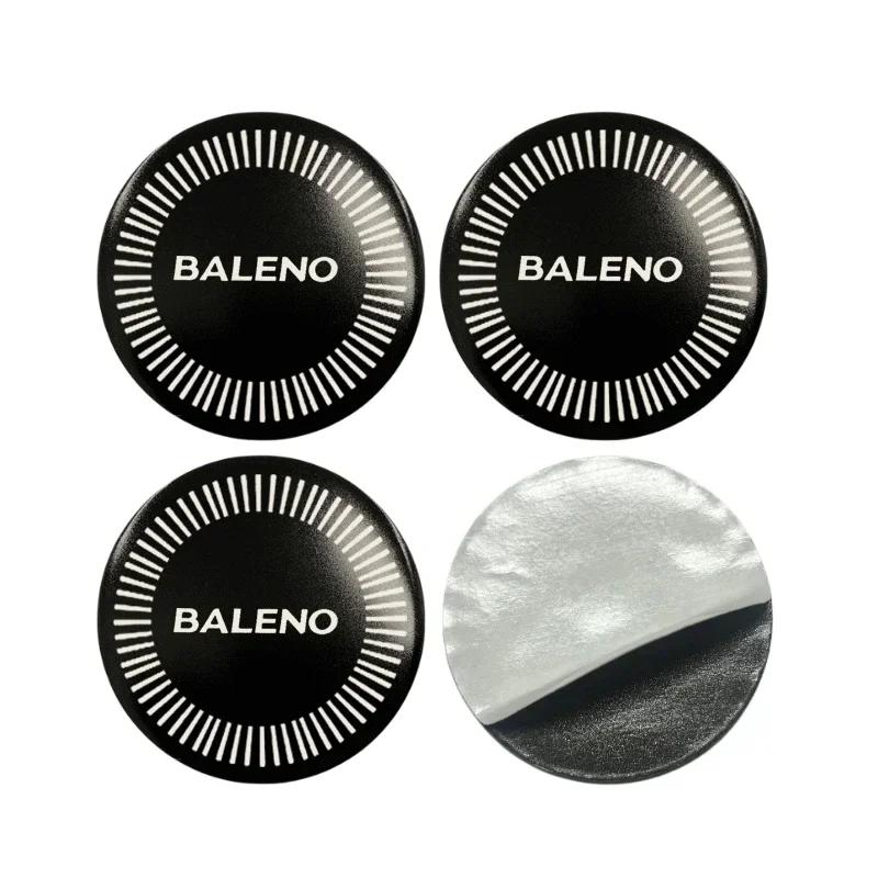 4Pcs 56/60/65mm Alloy Car Wheel Hub Center Caps Stickers For Suzuki BALENO Logo Emblem Badge Auto Exterior Accessories 56mm