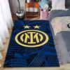 "Blue and Yellow Inter-Inspired Logo Carpet with Two Stars Pattern" Suitable for Use As an Anti-slip for Living Room Bedroom Sofas