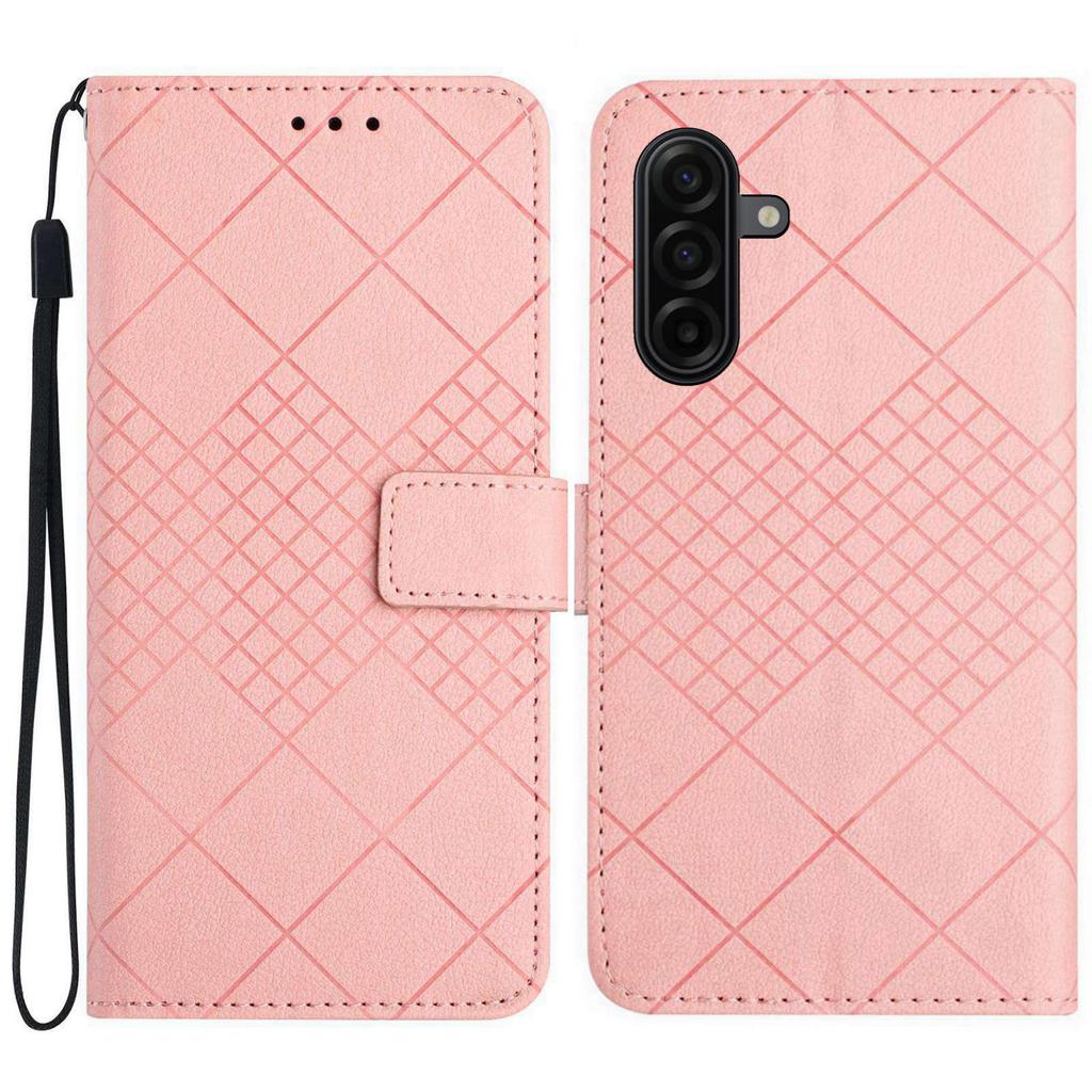 For Samsung Galaxy A57 5G Case Wallet Imprint PU Leather Flip Folio Phone Cover