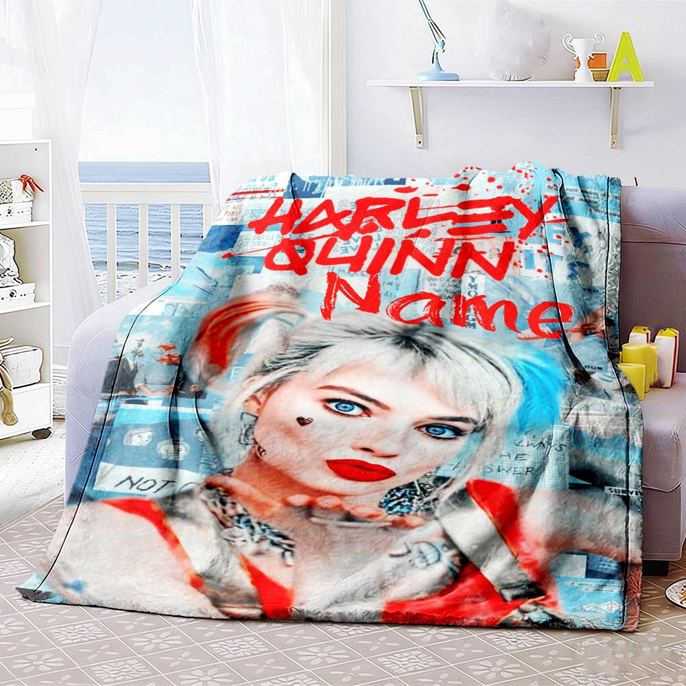 Warner (34) Customize Your Name Blanket Cozy Personalized Blanket Soft & Cozy Great for Bedding Picnics Nap Living Room Four Seasons Multipurpose