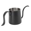 Kaffeekessel 304 Edelstahl Verdickt Dünner Langer Ausguss 250ml Pour Over Kaffeekessel für Zuhause Schwarz