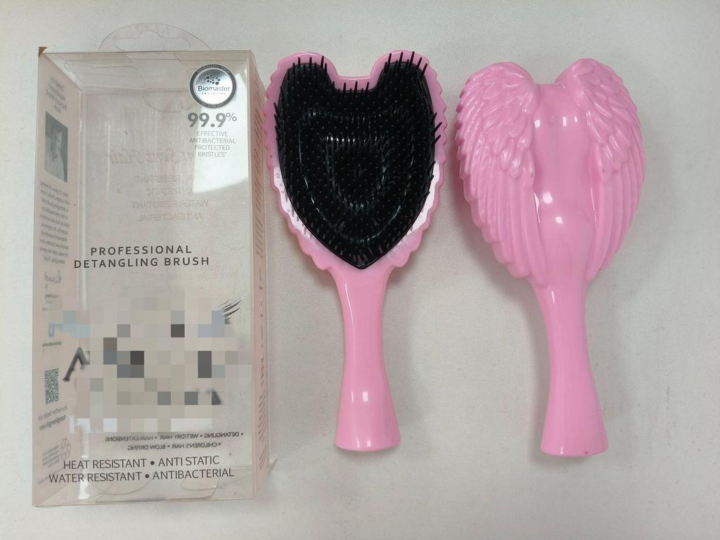 Pettine Styling Capelli Queen's con Cuscinetto d'Aria: Pettine Multifunzionale a Forma di Ala per la Cura dei Capelli da Viaggio per Donne.