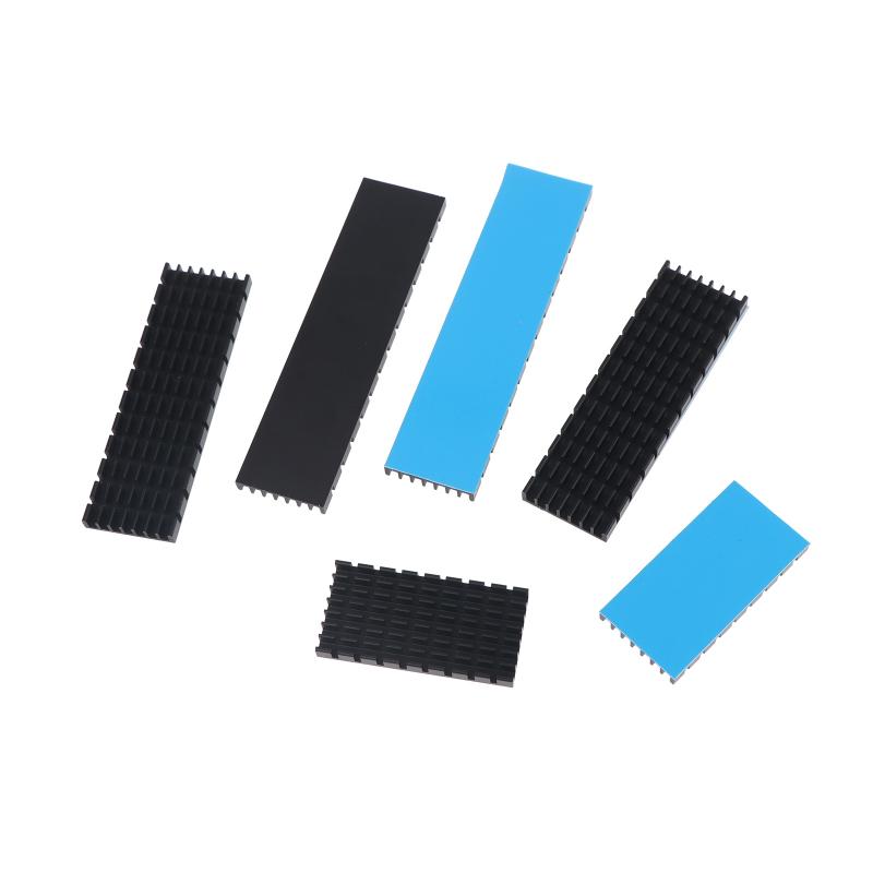 Aluminum Heatsink Eco-Friendly Heat Sink with Thermal Conductive Tape for RAM SSD LED Home Electronics Repair