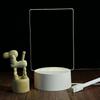 USB Powered LED Desk Lamp 3D Glow Effect Bedside Night Light  Bedside Lighting