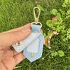 Sturdy Leather Keychain Charm with Photo Unique Fashion Accessory Craft Supplies for Trendy Women Ladies Everyday Use