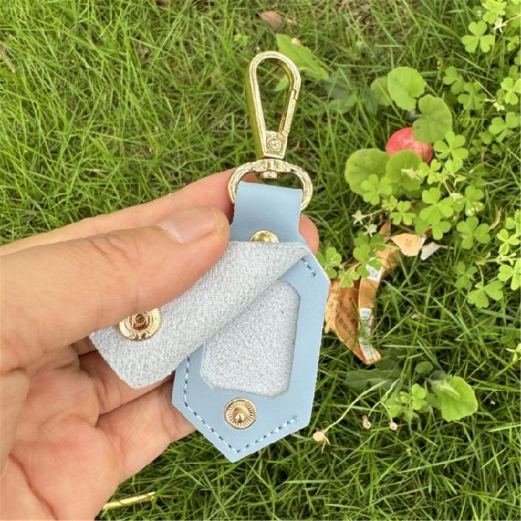 Sturdy Leather Keychain Charm with Photo Unique Fashion Accessory Craft Supplies for Trendy Women Ladies Everyday Use