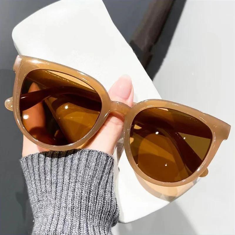 New Small Frame Circular Shape Sunglasses Women's Brand Designer Fashion Sun Glasses Women  Travel Eyewear UV400