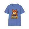 Unisex Softstyle T-Shirt Stubby Leg Kitten Funny Tiny Paws Big Attitude Cat Tee
