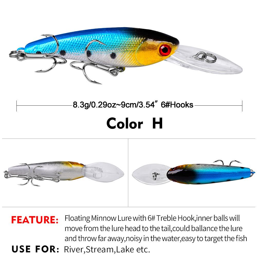 Outdoor Fishing Mino Bait 8.3g/9cm Lure