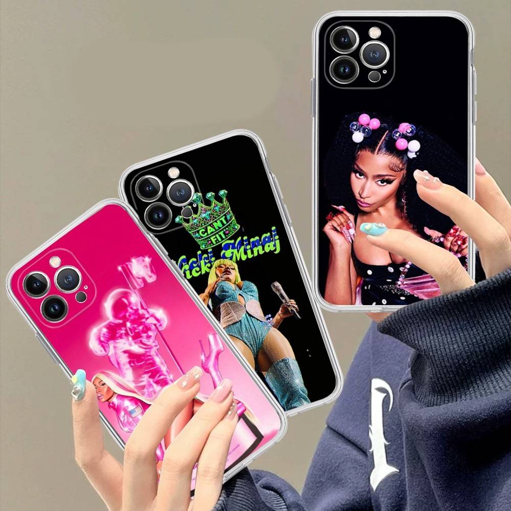 Nicki Minaj Rapper Handyhülle, passend für iPhone 16, 15 Pro Max, iPhone 14, 11, 12 High End, 13 Pro, Silikon