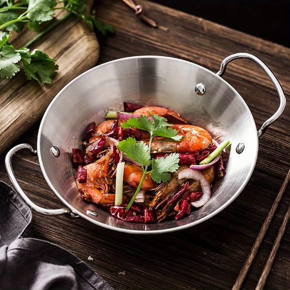 

Нержавеющая сталь Плоские сковороды Тарелка для морепродуктов с 2 ручками Подносы для картофеля фри Кухня Барбекю Амфора Сковорода для закусок и соуса