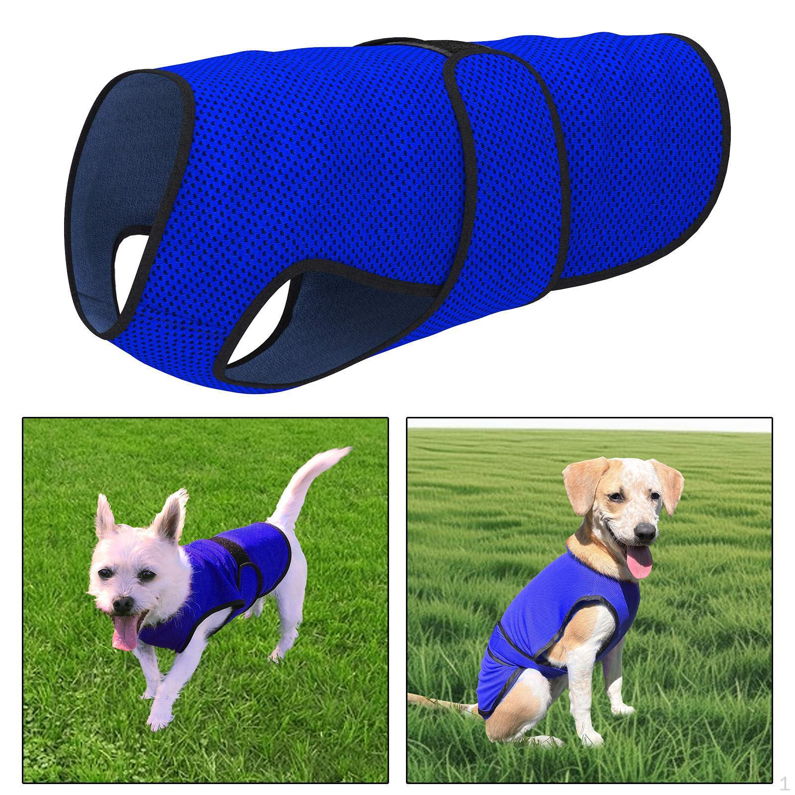 

Охлаждающий жилет для собак Летняя одежда Портативная одежда для питомцев Одежда для улицы 37cm