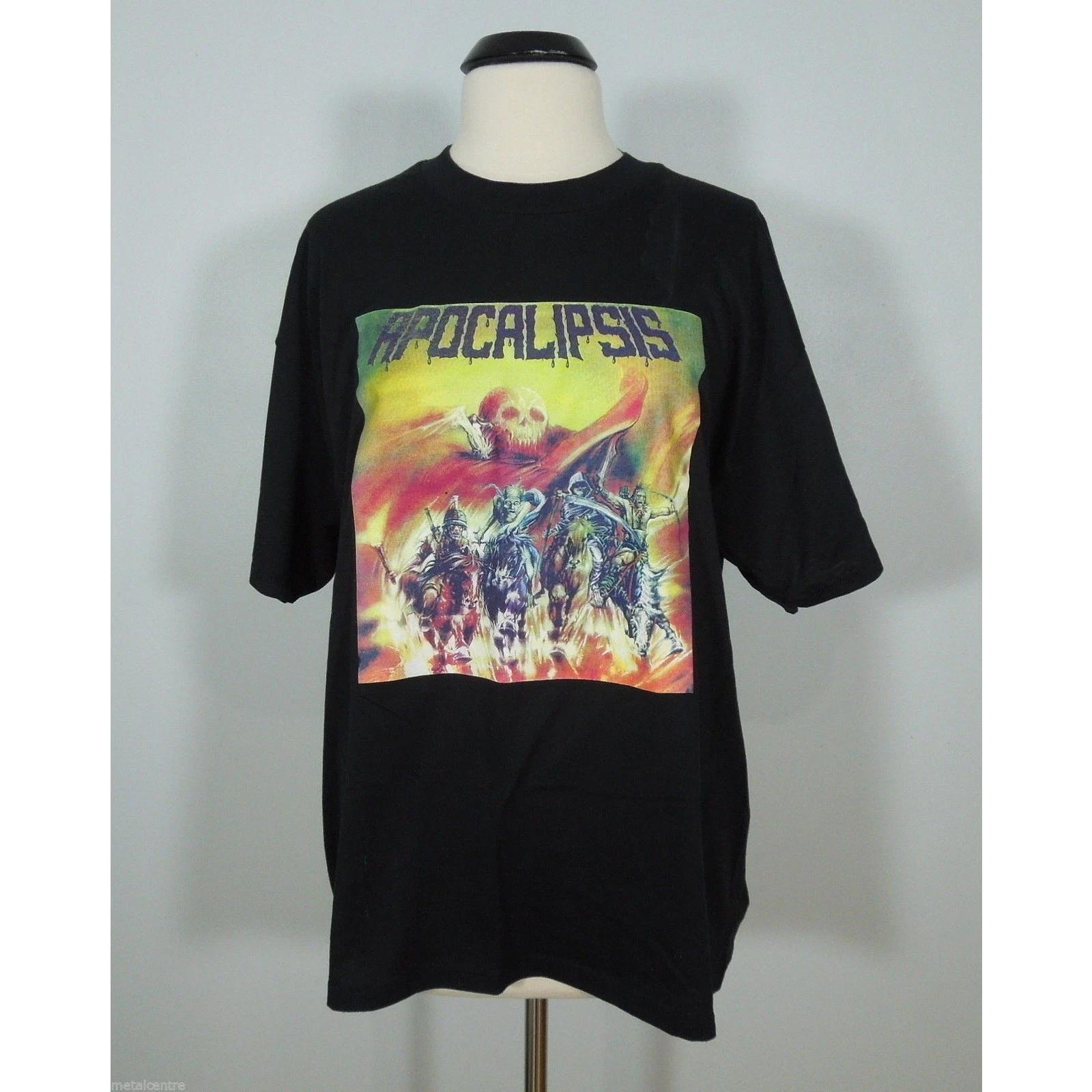 APOCALIPSIS Band Logo XL T-Shirt Black Mens NEW 2XL